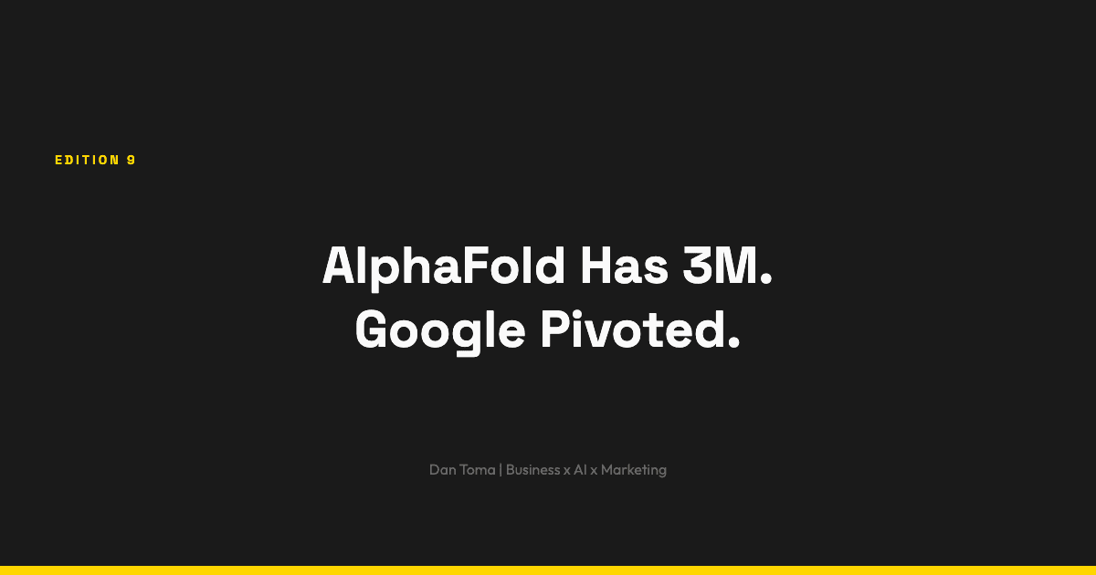 AlphaFold Has Three Million Users. Google Pivoted Anyway.