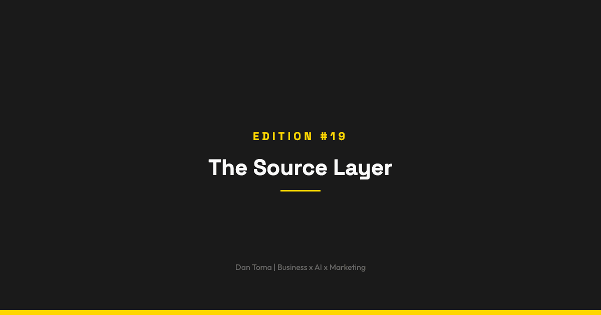 The Weekly Vibe #19: The Source Layer