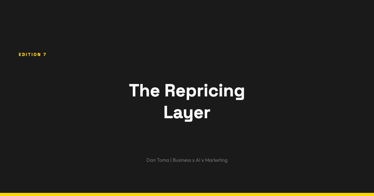 The Weekly Vibe #7: The Repricing Layer